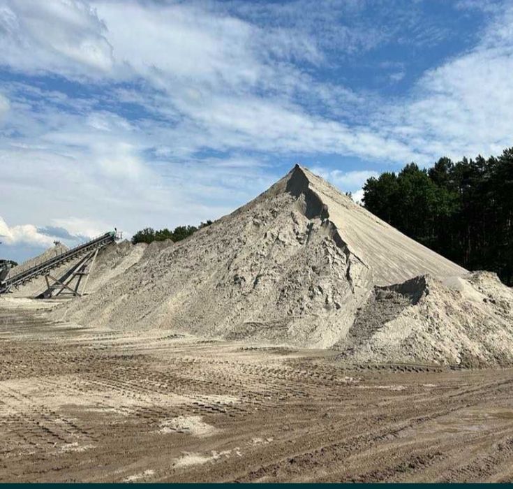 Piasek budowlany kamyk ziemia kliniec tłuczen żwir beton
