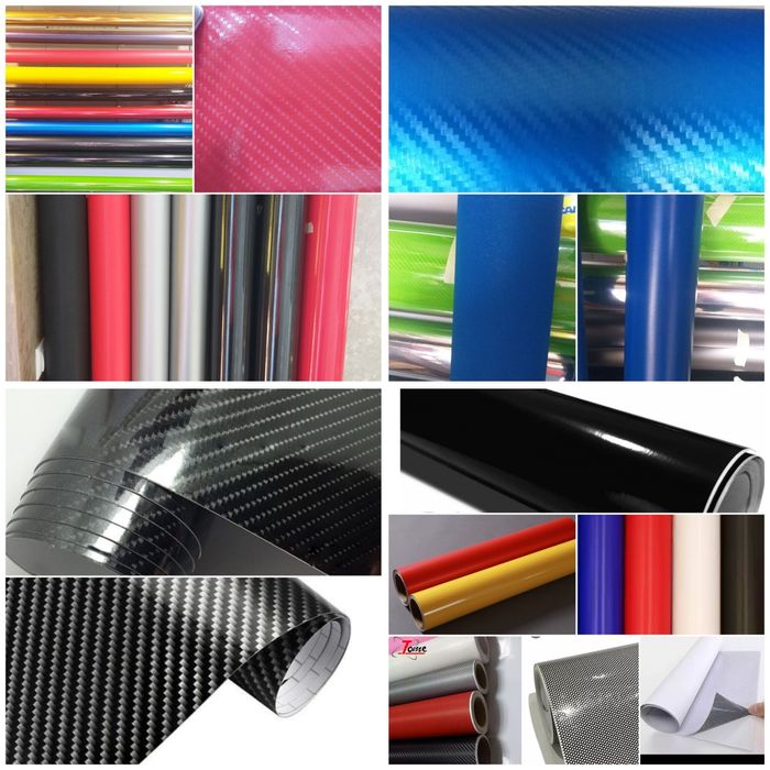Карбоновая пленка виниловая  пленкa антигравийна