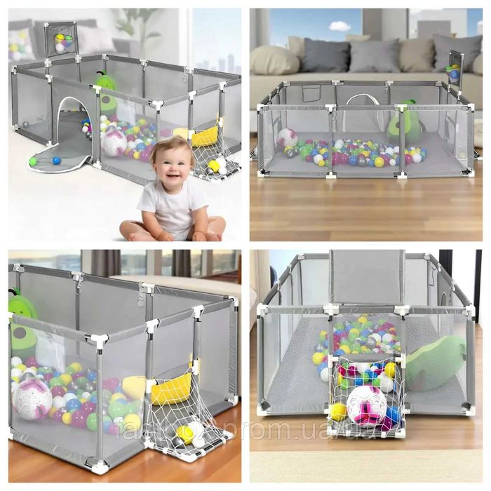 Детский манеж игровой домик Манеж дитячий великий ігровий будиночок