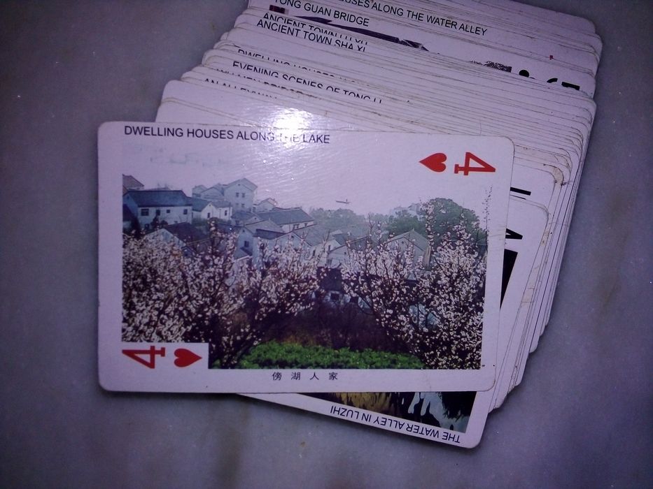 Conjunto de 2 Baralhos de Cartas Antigos