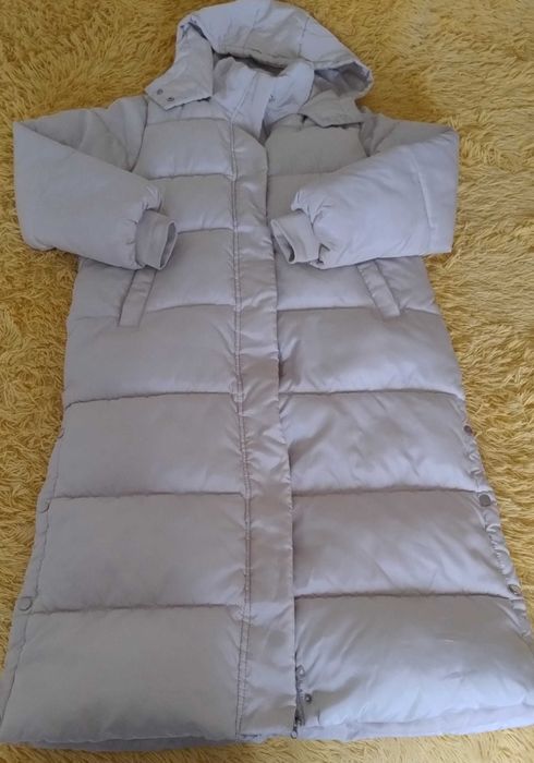 Пуховик об'ємний довгий