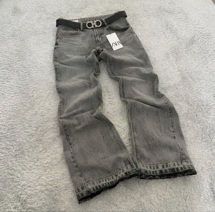 Джинсы клеш Zara flared jeans XS size ‼️ ПОДАРУНОК ‼️