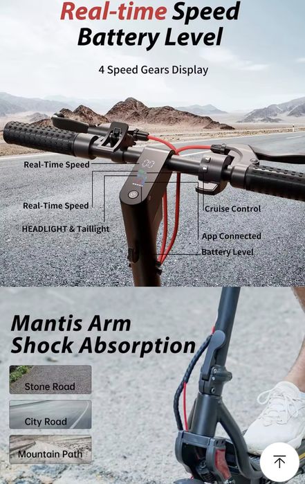 Iscooter w8 750w trotinete eletrica nova