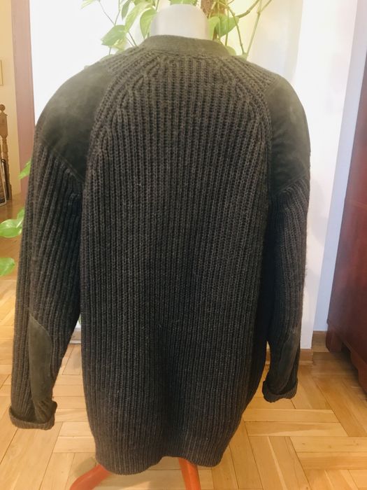 Niffi sweter męski kardigan Anglia wełna XL