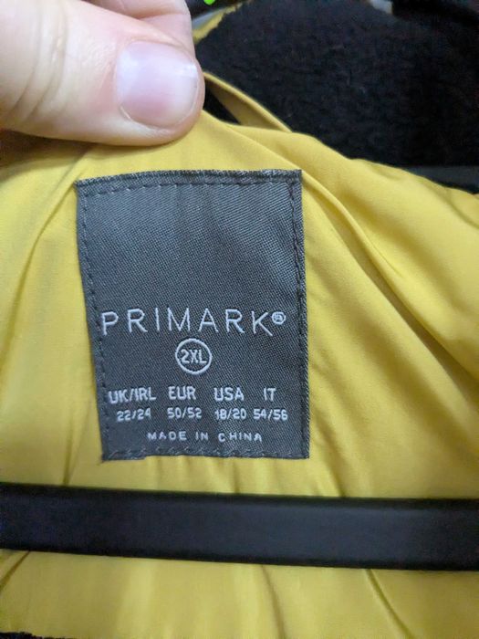 Primark kurtka pikowana żółta musztardowa rozm. 2XL