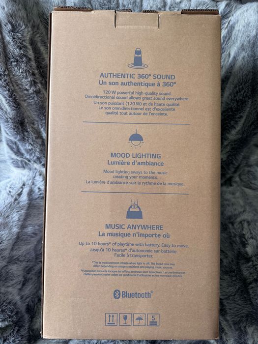 LG XBOOM 360 - Omnidirectional Portable Speaker. - nova