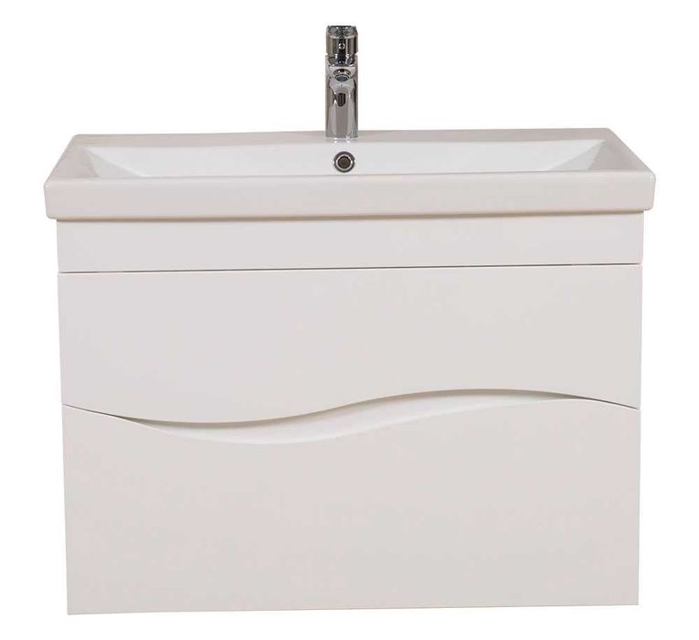 Тумба підвісна Aqua Rodos Альфа з умивальником ELITE 80 -ПОВНІСТЮ НОВА