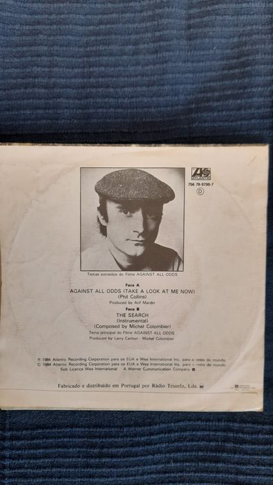 Single Vinil Phil Collins - Against All Odds
