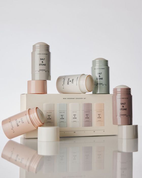 Подарунковий набір дезодорантів SALT & STONE Mini Deodorant Set