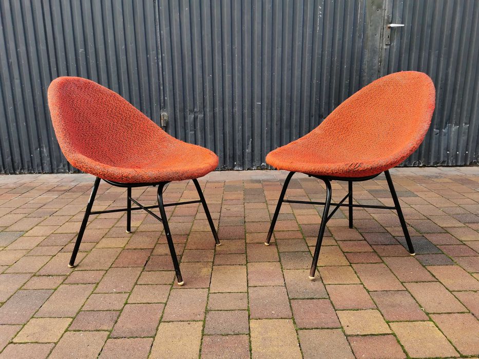 Krzesła proj. Miroslav Navratil- Czechosłowacja '60, PRL