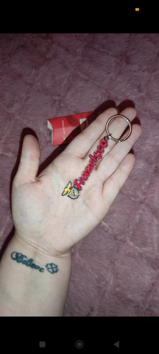 Porta chaves original e certificado NOVO em caixa do SLB - benfica - p