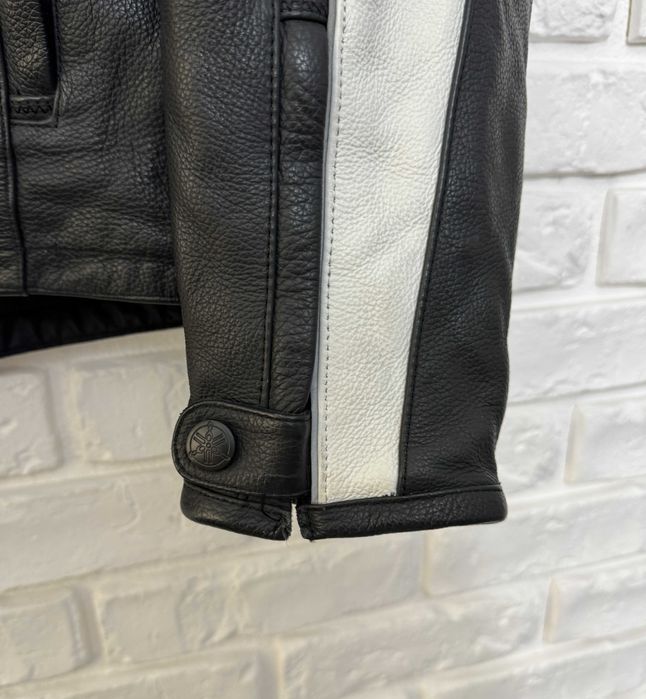 Kurtka Skórzana Geniune Yamaha Racing Leather Jacket Moto Logo 52