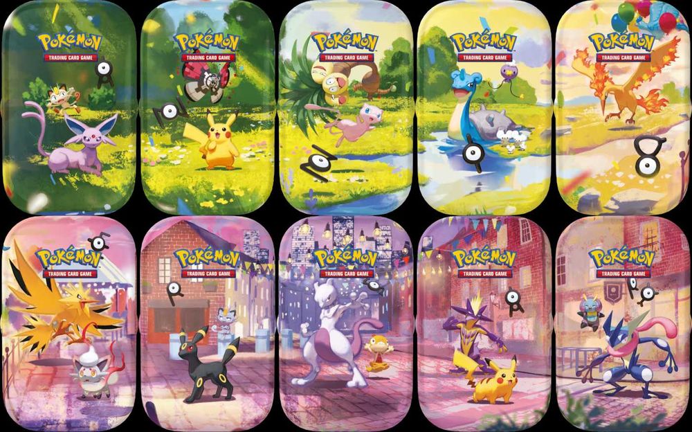 Pokémon TCG: 30th Celebration - Mini Tin - MIX Display (10)
