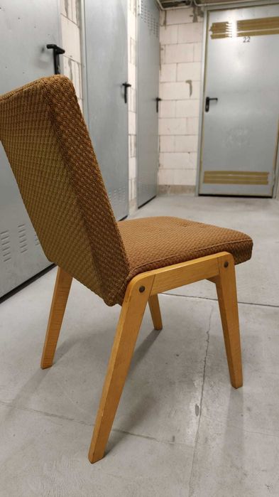 Krzesła Aga 6 sztuk model 200-125, Józef Chierowski, PRL