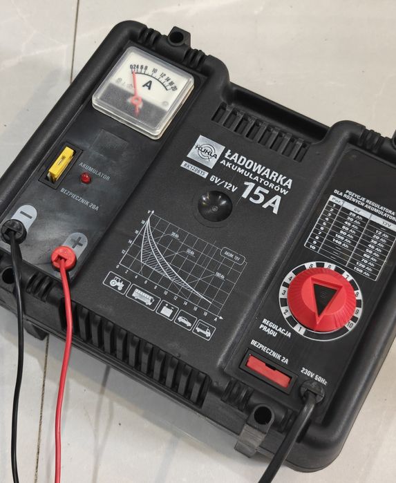 Prostownik ładowarka akumulatorów KUKLA BK 12/15 15A 150Ah 120615 6V/12V NOWY!