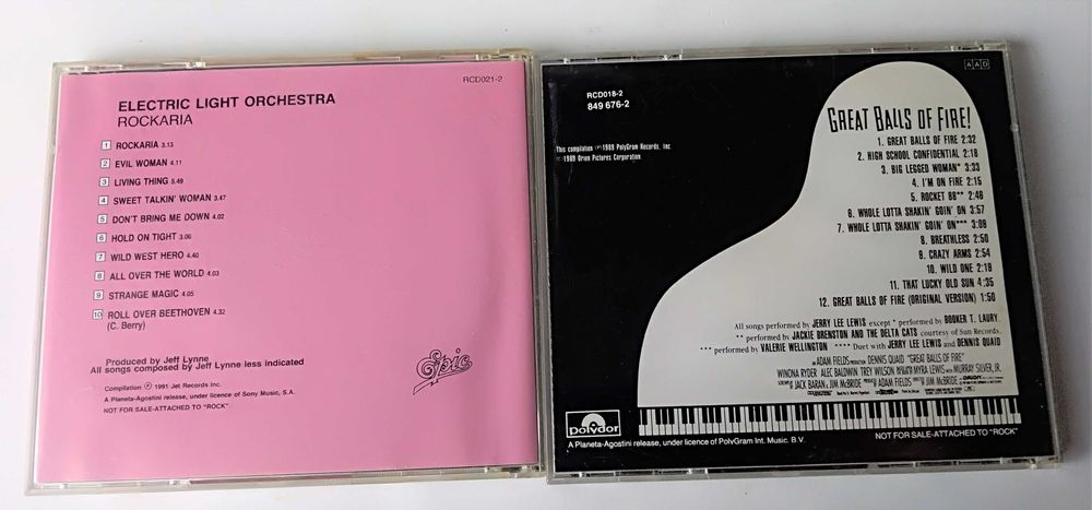 Conjunto de dois CD´s de música rock