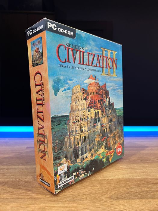 Sid Meier’s Civilization III 3 (PC PL 2002) BIG BOX polskie wydanie