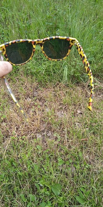 Nowe okulary przeciwsłoneczne w panterkę
