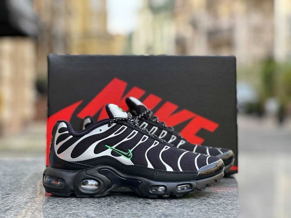 !SALE! Nike Air Max Plus TN Black/Green 40 41 42 43 44 45 46 аір макс