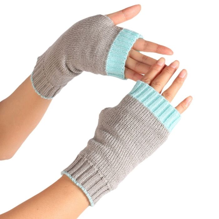 Рукавиці жіночі / без пальців / мітенки. One size.