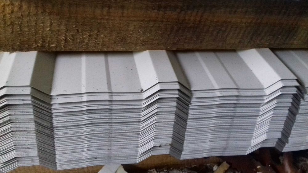 Blacha trapezowaT-18 BIAŁA Wyprzedaż !!! TANIO 18,50m2 brutto