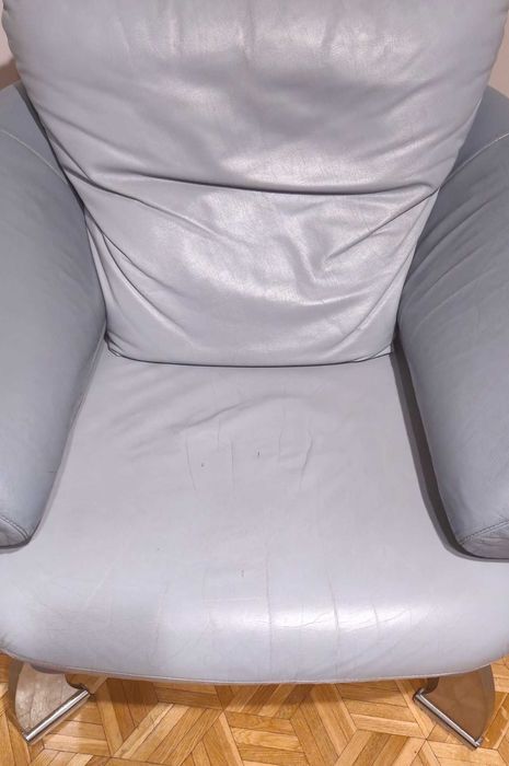 Skórzany fotel KLER, w dobrym stanie