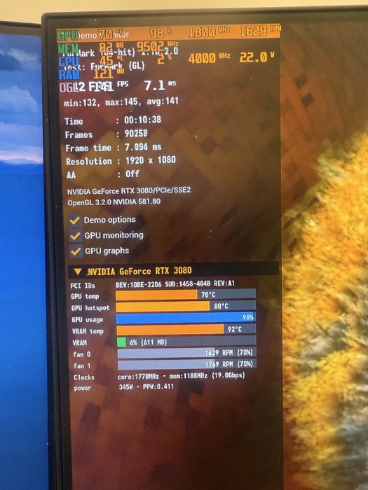 RTX 3080 Gigabyte Vision 10gb