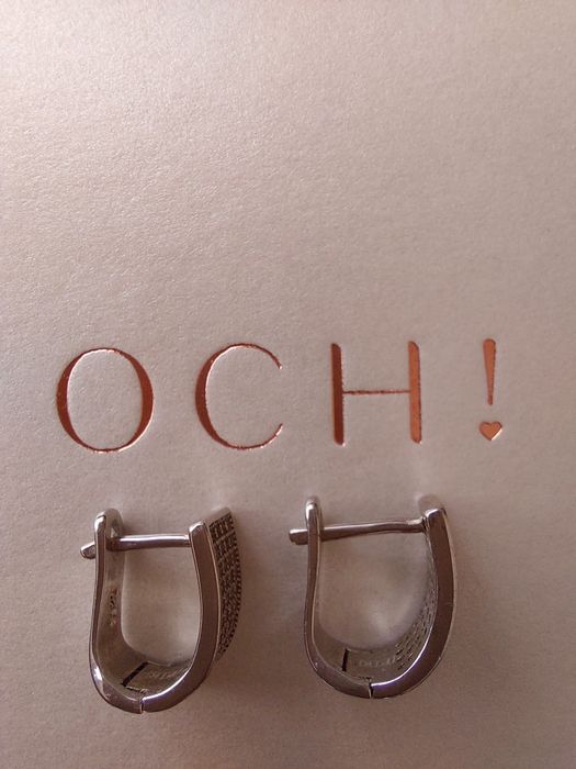 Kolczyki och! srebrne