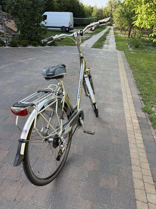 Rower miejski Gazelle 28 - damski holenderski amortyzacja