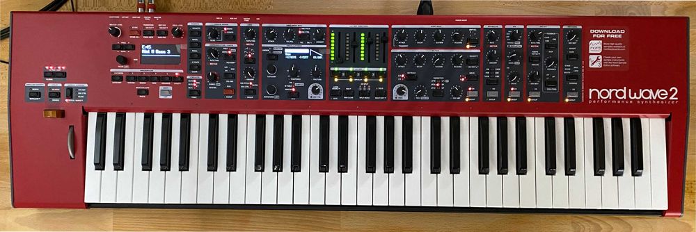 Sintetizador Clavia Nord Wave 2 como novo