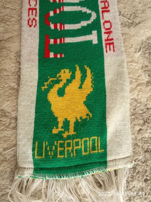 Szalik Liverpool FC oldschool retro dwustronny unikat vintage