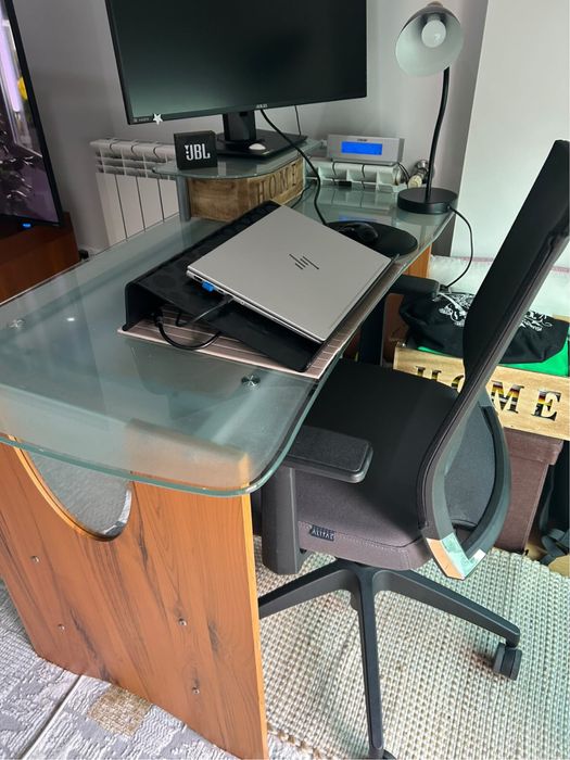 Secretária Tampo de Vidro