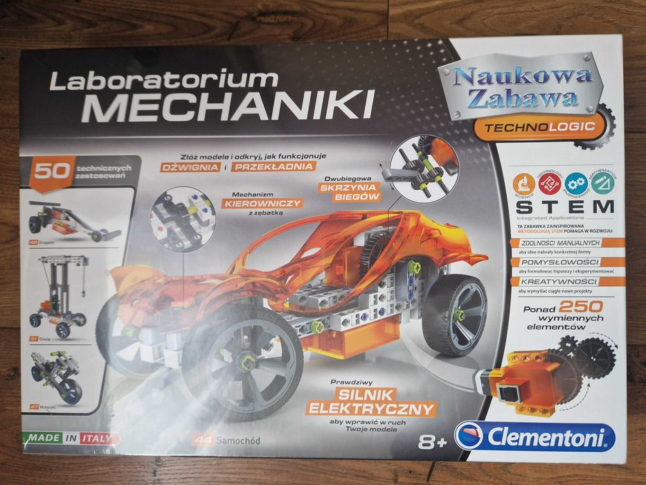 Laboratorium mechaniki Clementoni nowe