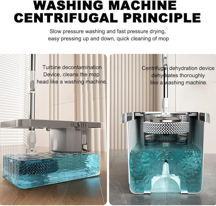 Kompletny zestaw do mopa i wiaderka do wyciskania