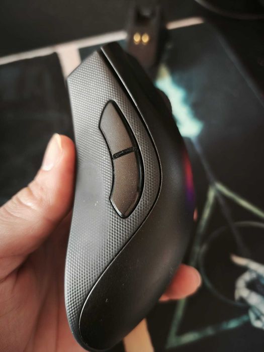 Rato Razer DeathAdder v2 pro + base para carregamento