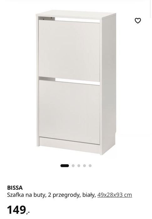 BISSA Szafka na buty Ikea