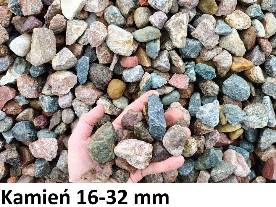 Kamień otoczak 2-8 mm, 8-16 mm, 16-32 mm, Żwir płukany drenażowy