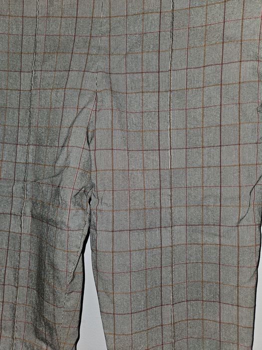 Spodnie dzwony bootcut krata Collusion