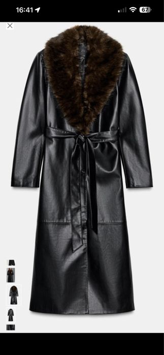 Sobretudo/ casaco/ blusão Zara ecopele e pêlo a estrear