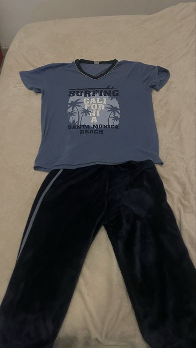 Pijama Masculino conforto premium - Camisa Surf + Calça Macia