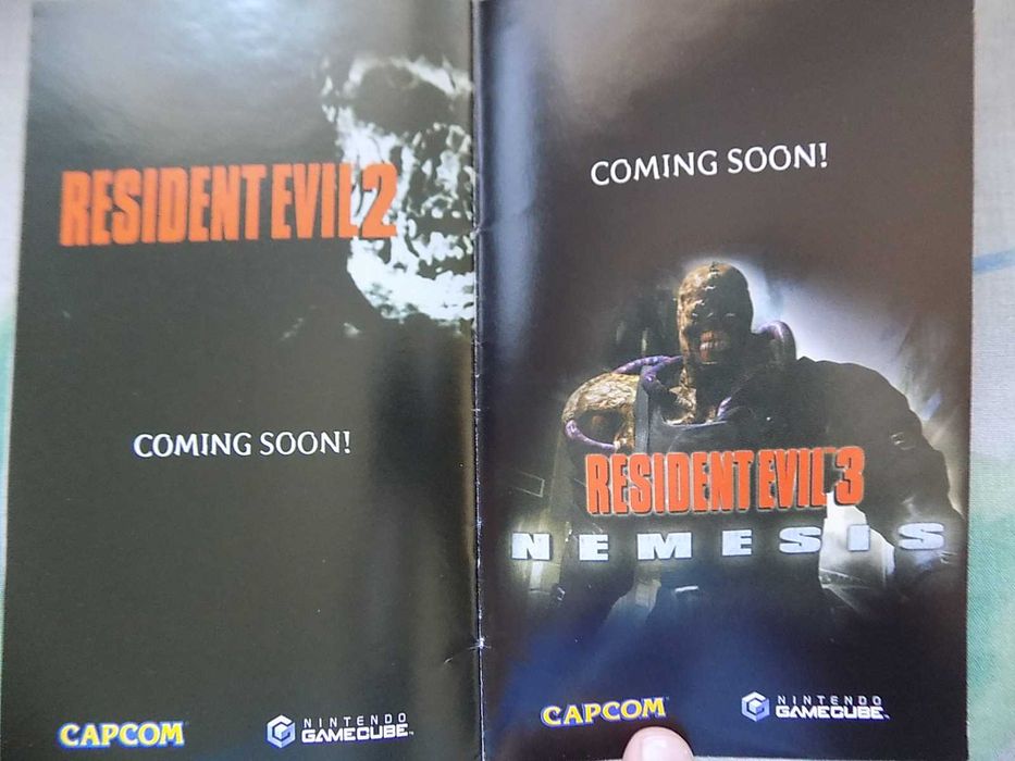 Resident Evil Zero - instrukcja do gry Nintendo GameCube Game Cube GCN