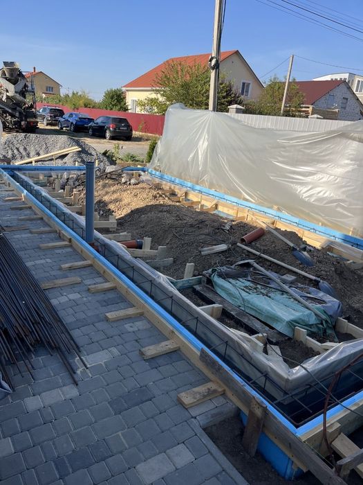 БЕТОННІ РОБОТИ Одеса. Фундамент дома будинку. Монолит