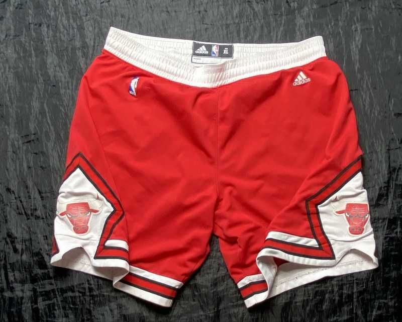 Chicago Bulls NBA ADIDAS Basketball oryginalne duże spodenki rozm XXL