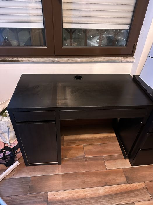 Mesa Micke do Ikea nova preta 105x50cm