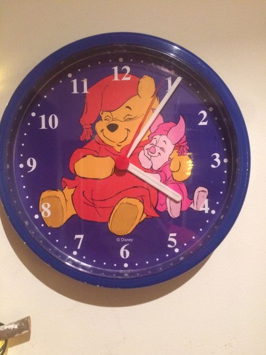 Relógio de parede de criança do Winnie the Pooh