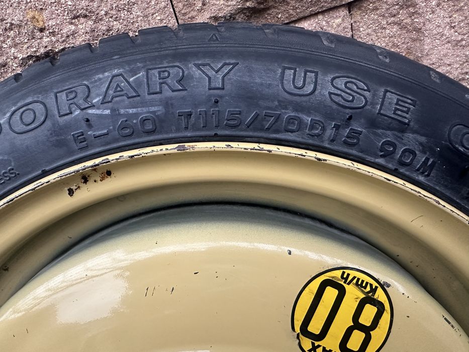 Запаска, докатка, костиль M26 15x4T 5×114.3 Mazda. Mitsubishi, Nissan