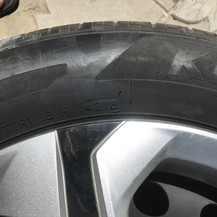 Диски+резина+ковпаки, комплект, отбалансовані, оригінал HONDA 17рік