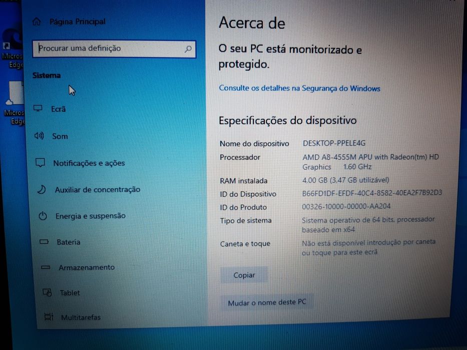 Portátil HP 15 polegadas