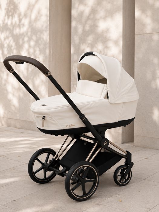 CYBEX Priam 4 Premium Lux Carry Cot Off White