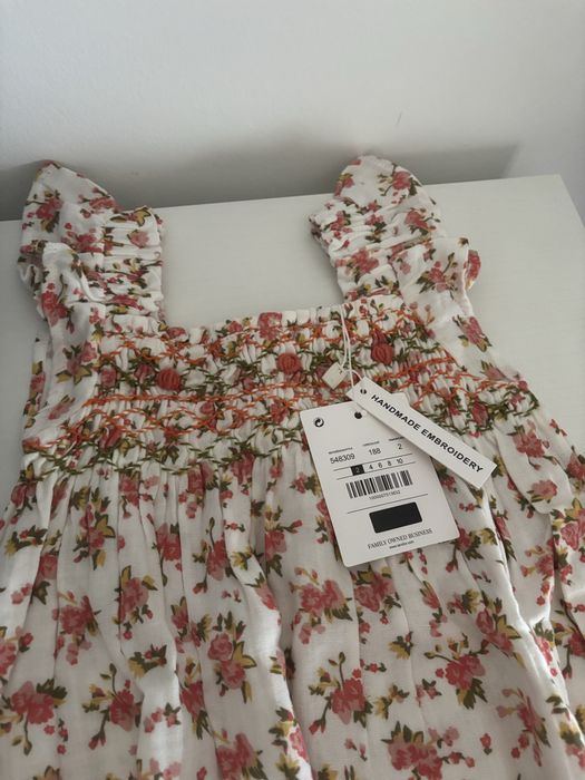 Vestido Lanidor Menina 2 Anos – Novo com Etiqueta, 100% Algodão